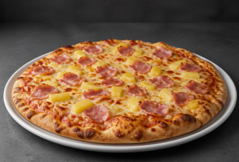 Hawaii Pizza + Getränk